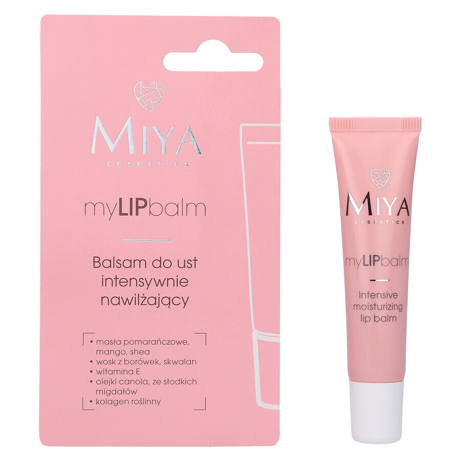 Miya myLIPbalm, intensely moisturizing lip balm, 15 ml