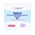 Vitammy Smile, punte per spazzolino sonico per bambini, MiniMini+, da 3 anni, 4 pezzi