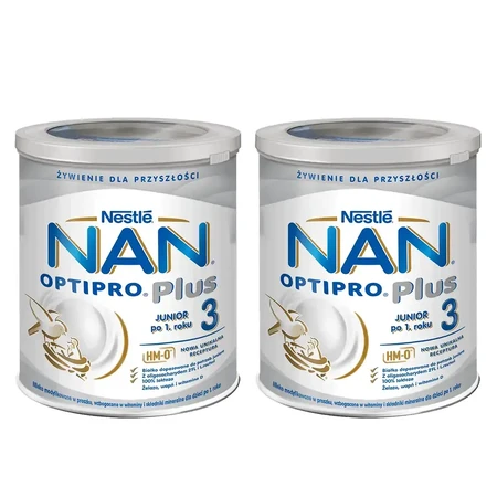 Nestle NAN Optipro Plus 3 HM-O, modifizierte Milch für Kinder ab 1 Jahr, 800 g