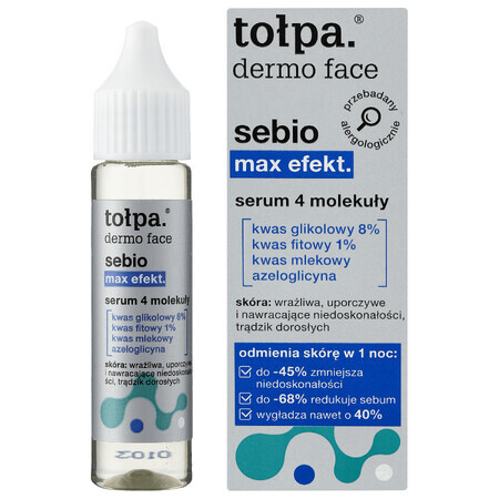 Tolpa Dermo Face Sebio Max Efekt, Serum 4 Moleküle, 20 ml