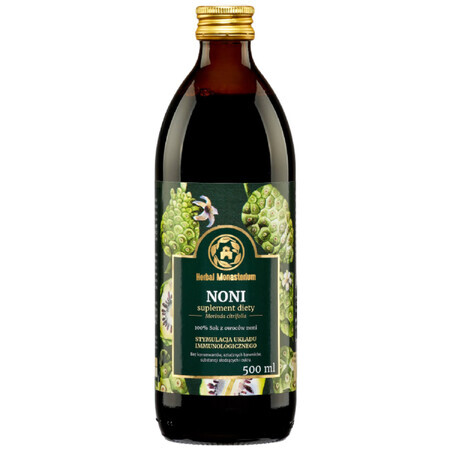 Herbal Monasterium Noni, 100% suc natural, 500 ml