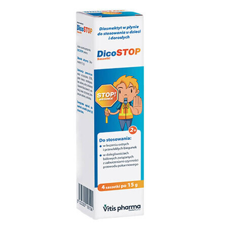 DicoStop, 15 g x 4 Beutel