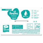 Pampers Harmonie Aqua, Feuchttücher, 15 x 48 Stück