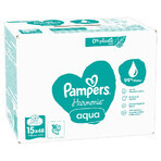 Pampers Harmonie Aqua, Feuchttücher, 15 x 48 Stück