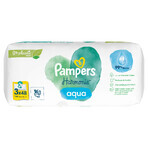 Pampers Harmonie Aqua, vochtige doekjes, 3 x 48 stuks