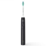 Philips Sonicare 3100 Series, Schallzahnbürste mit Etui, HX3673/14, schwarz, 1 Stück