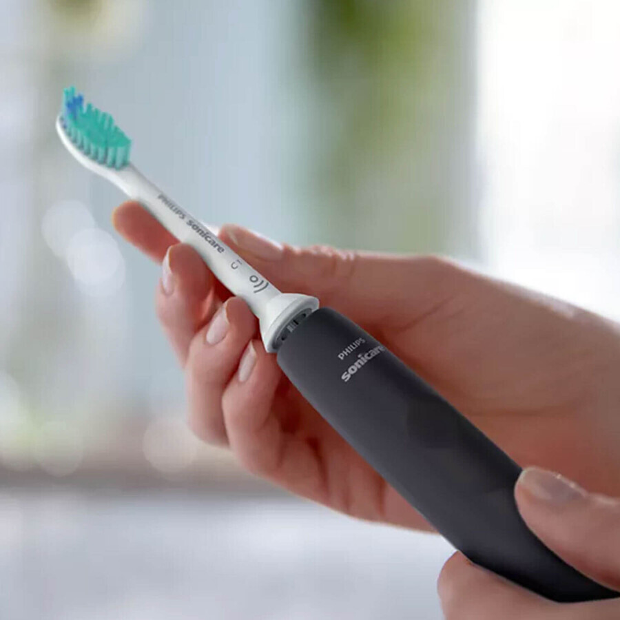 Philips Sonicare 3100 Series, periuță de dinți sonică, HX3671/14, negru, 1 buc