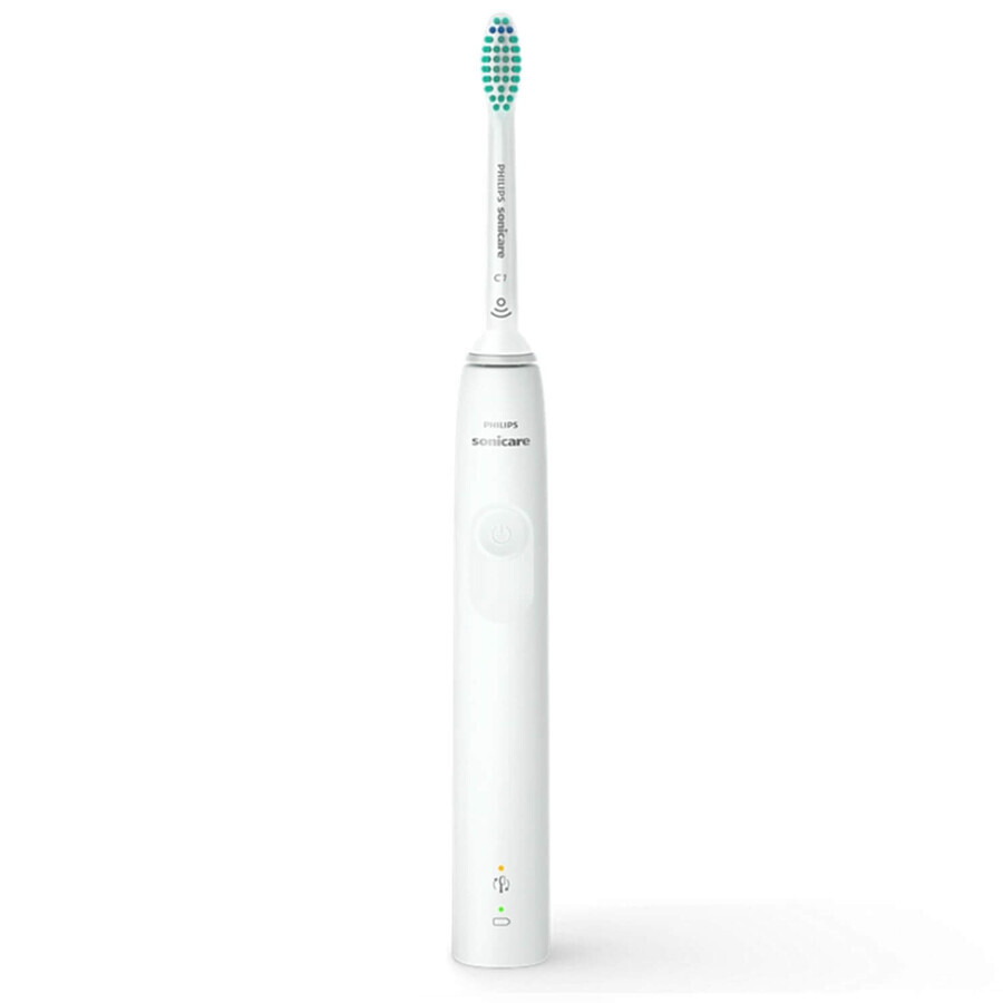 Philips Sonicare 3100 Series, Schallzahnbürste mit Etui, HX3673/13, weiß, 1 Stück