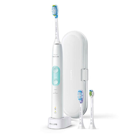 Philips Sonicare ProtectiveClean 4700, periuță de dinți sonică cu husă, HX6483/52, alb, 1 buc