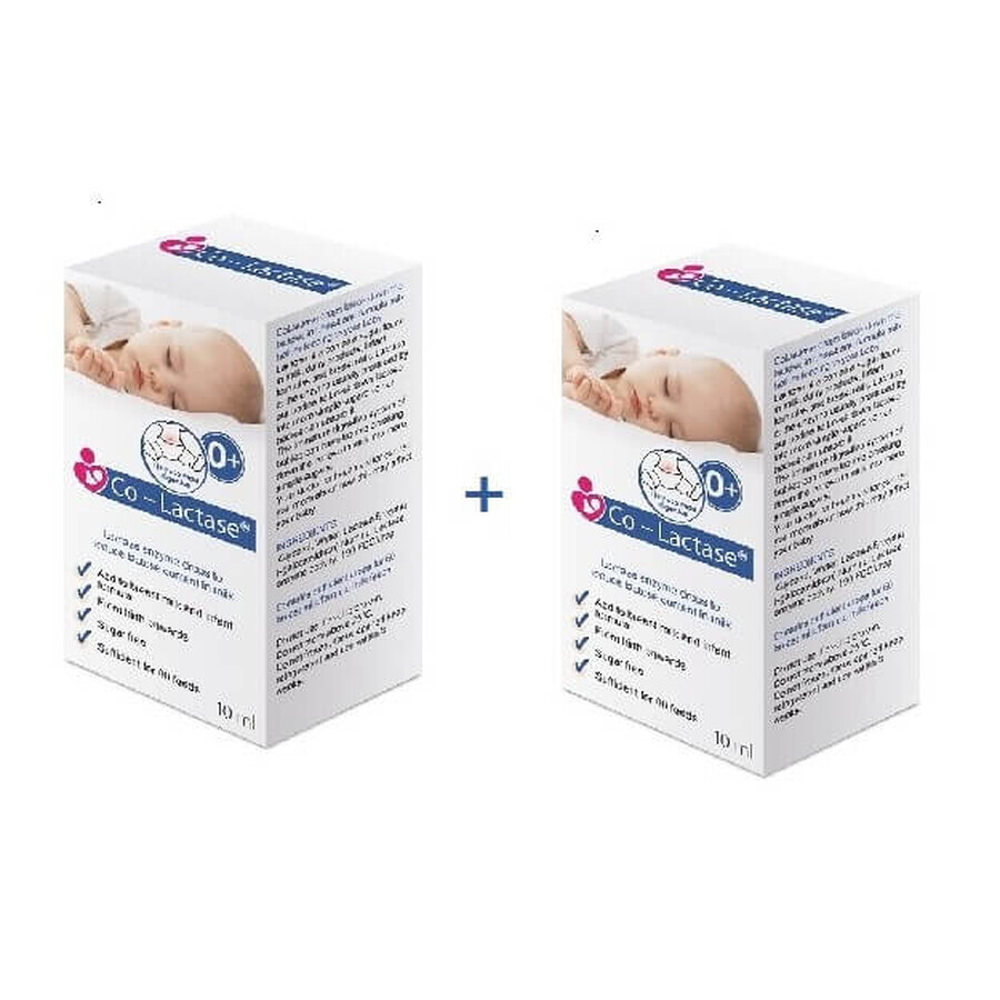 Pachet Picaturi pentru sugari Co-Lactase, 10+10 ml (30% reducere), Maxima HealthCare Ltd