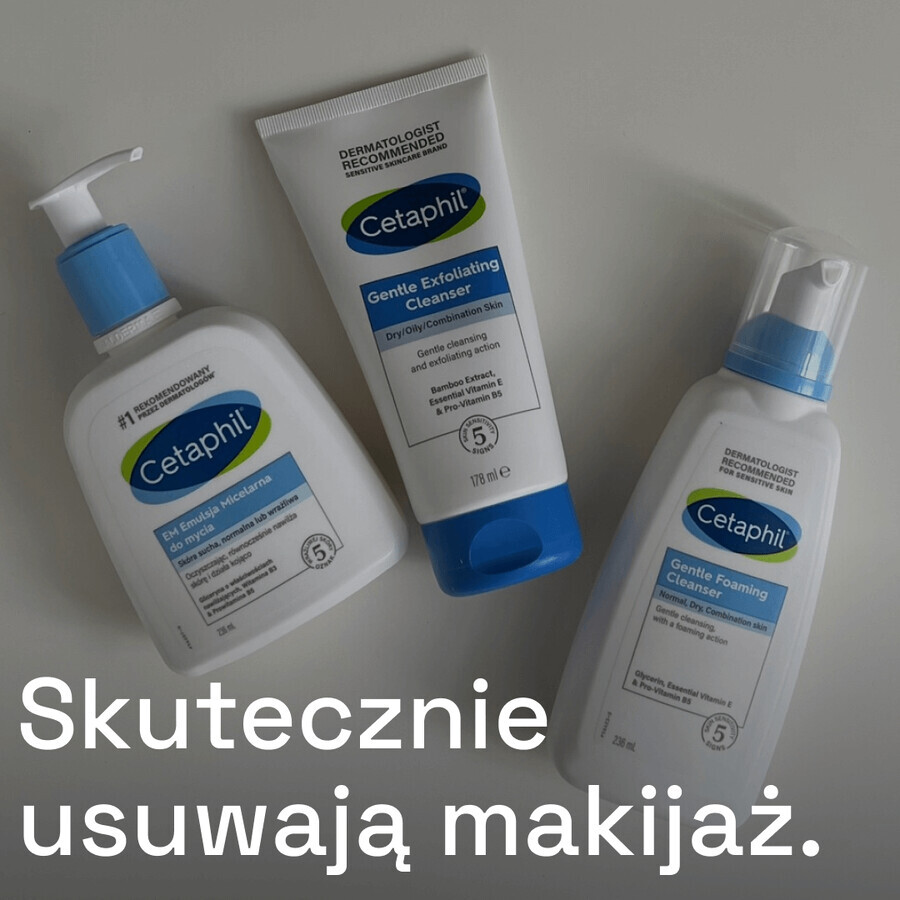 Cetaphil EM, Emulsie micelară pentru piele sensibilă, pentru întreaga familie, 236 ml