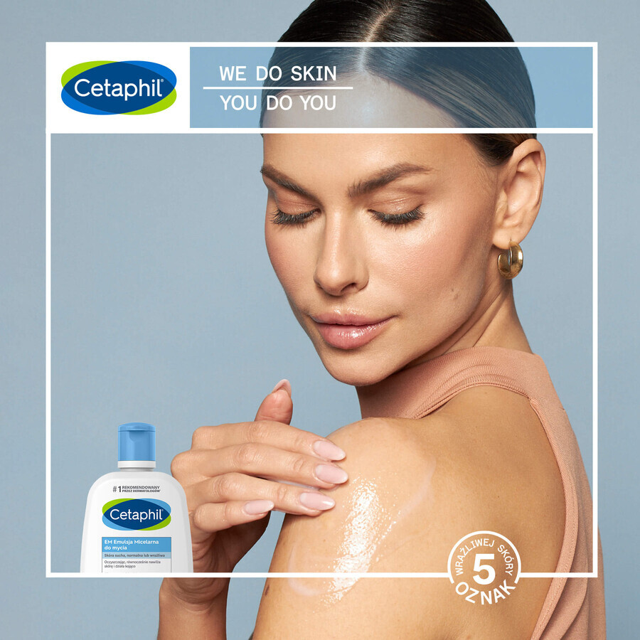 Cetaphil EM, Micellar emulsion for sensitive skin, for the whole family, 250 ml