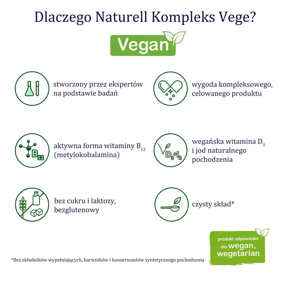 Naturell Vege Complex, 30 plantaardige capsules