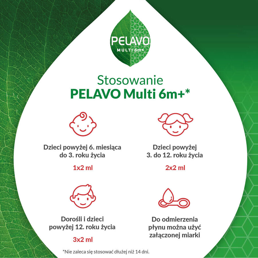 Pelavo Multi 6m+, Tropfen für Säuglinge und Kleinkinder ab dem 6. Lebensmonat, 20 ml 