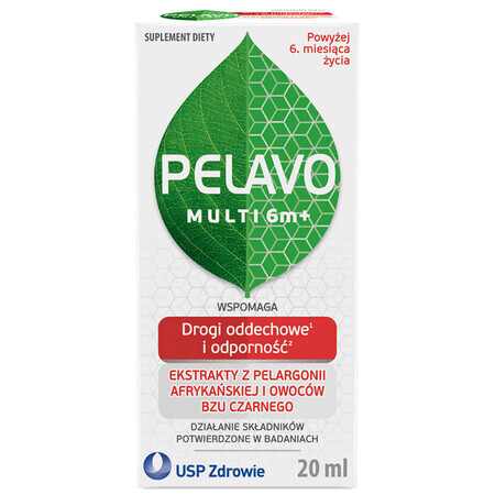 Pelavo Multi 6m+, Tropfen für Säuglinge und Kleinkinder ab dem 6. Lebensmonat, 20 ml 