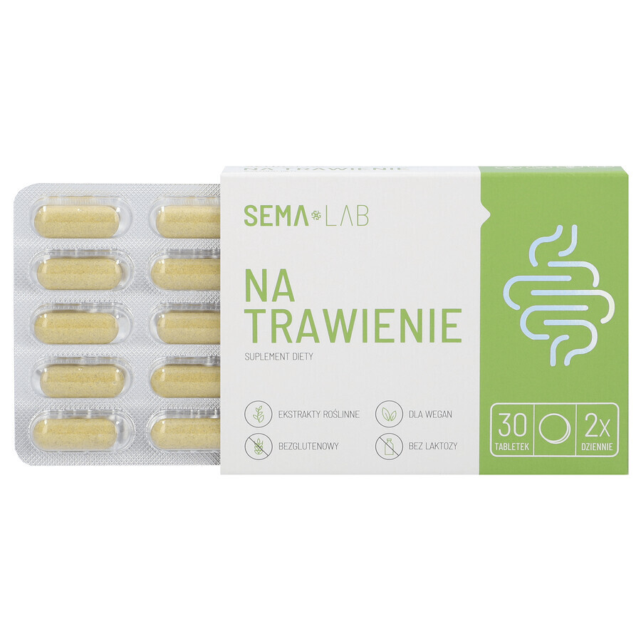 SEMA Lab Na Trawienie, 30 Filmtabletten