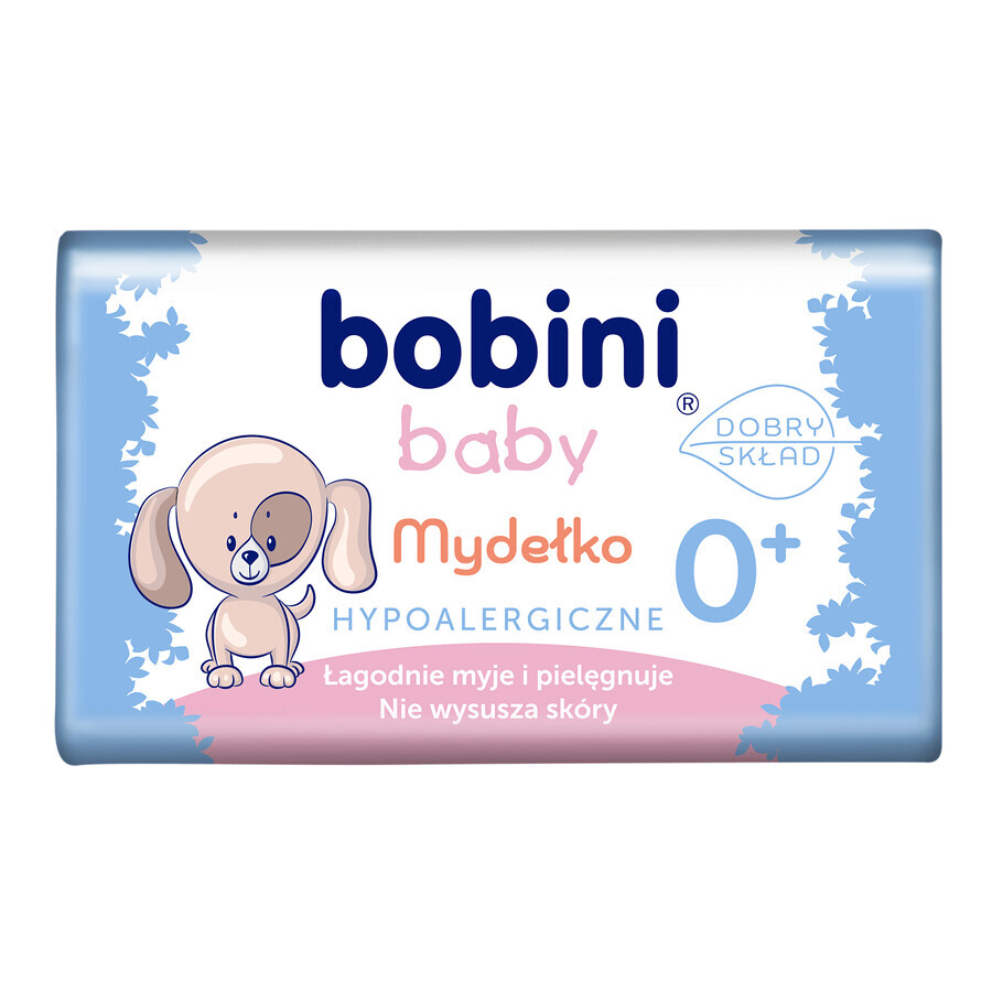 Bobini Baby, pain de savon pour bébés dès le premier jour et enfants, 90 g