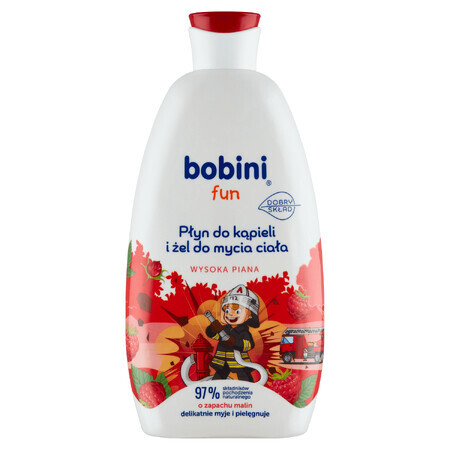 Bobini Fun, Bad und Körperreinigung, Himbeere, 500 ml