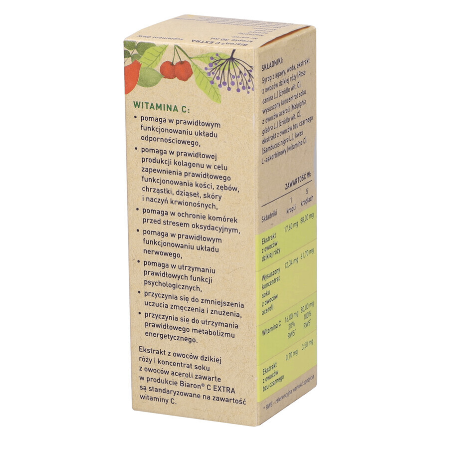 Biaron C Extra, druppels voor volwassenen, kinderen en baby's vanaf 6 maanden, 30 ml