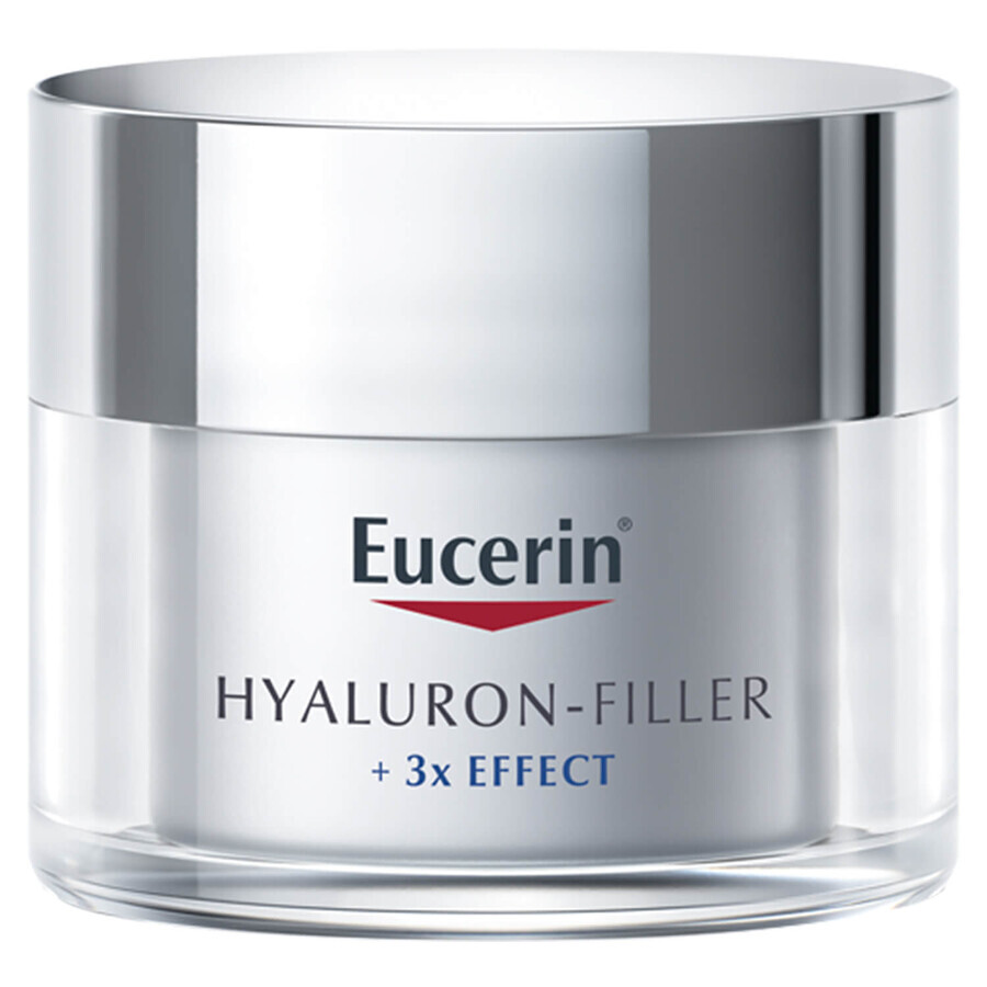 Eucerin Hyaluron-Filler, crème de jour anti-rides à l'acide hyaluronique, peau sèche, SPF 15, 50 ml