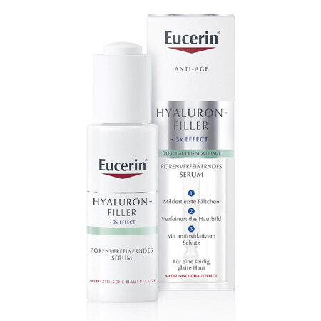 Eucerin Hyaluron-Filler, sérum lissant les rides et réduisant les pores, peaux grasses et mixtes, 30 ml