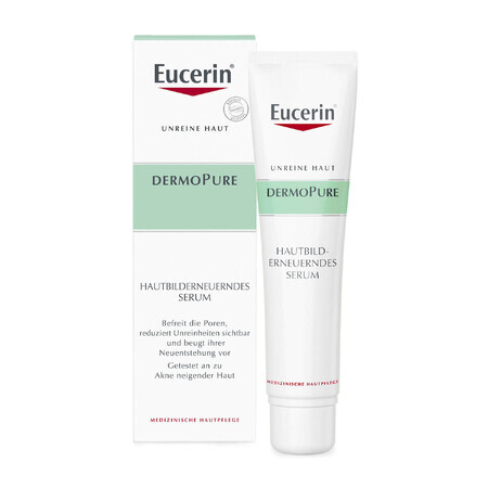 Eucerin DermoPure, crème exfoliante et lissante pour l'acné et les peaux à imperfections, 40 ml