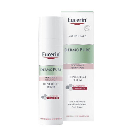 Eucerin DermoPure, sérum triple action pour les peaux à imperfections et les boutons d'acné, 40 ml