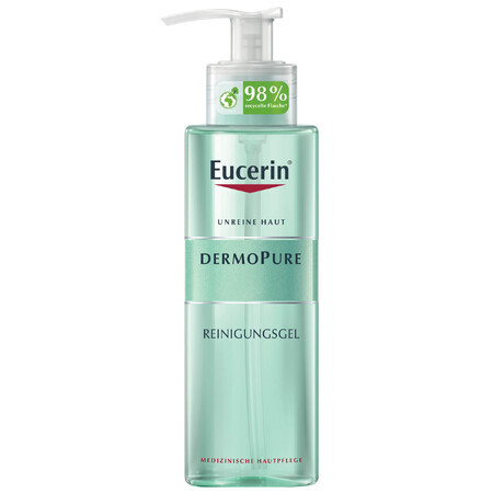 Eucerin DermoPure, gel detergente per viso e corpo, pelle acneica e imperfetta, 400 ml