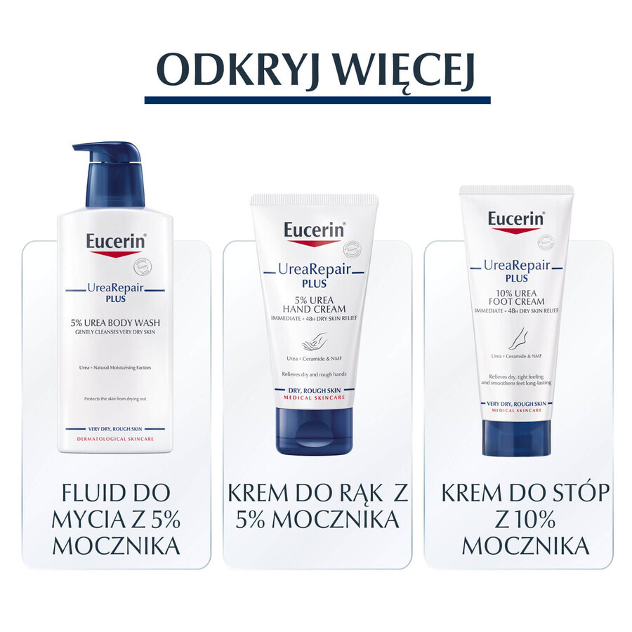 Eucerin UreaRepair Plus, emulsione per il corpo con il 5% di urea per pelli secche e ruvide, 250 ml