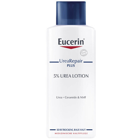 Eucerin UreaRepair Plus, emulsione per il corpo con il 5% di urea per pelli secche e ruvide, 250 ml