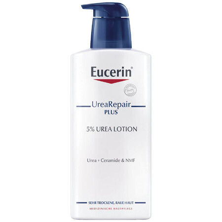 Eucerin UreaRepair Plus, emulsione per il corpo con il 5% di urea per pelli secche e ruvide, 400 ml