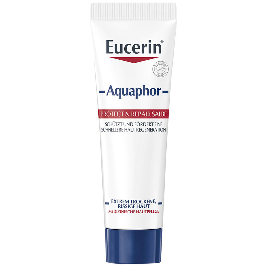 Eucerin Aquaphor, pomada regeneradora para pieles secas, agrietadas e irritadas, 220 ml