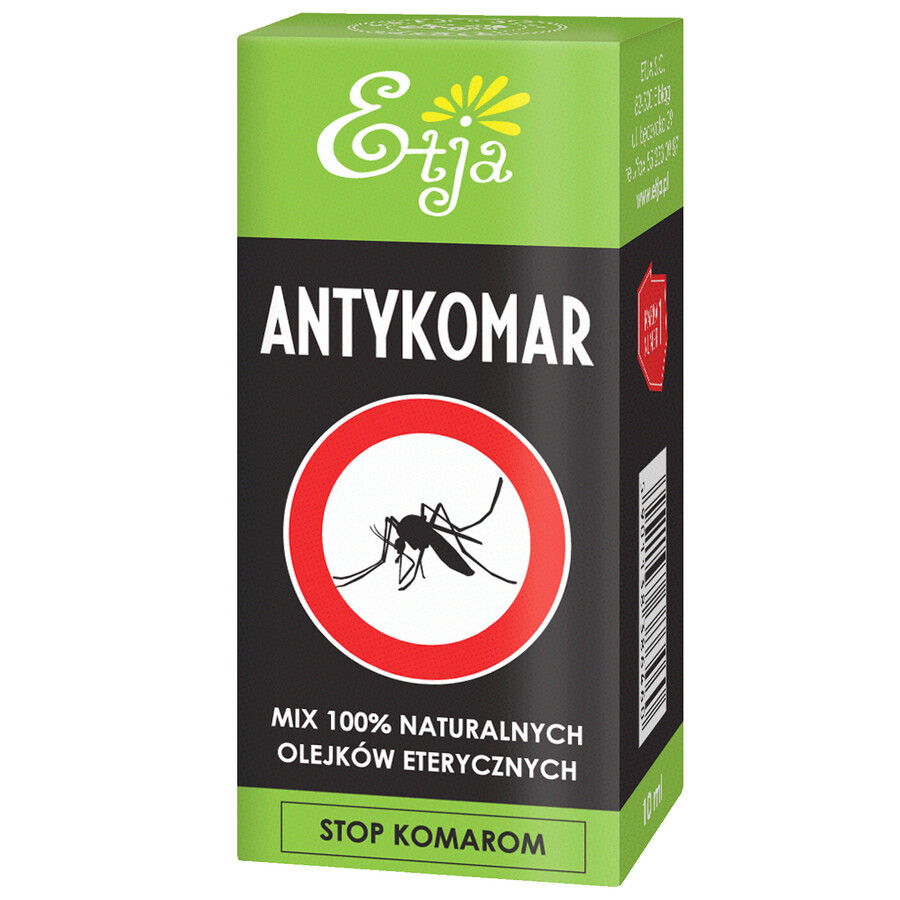 Etja Antykomar, un amestec de uleiuri esențiale naturale de respingere a țânțarilor, 10 ml