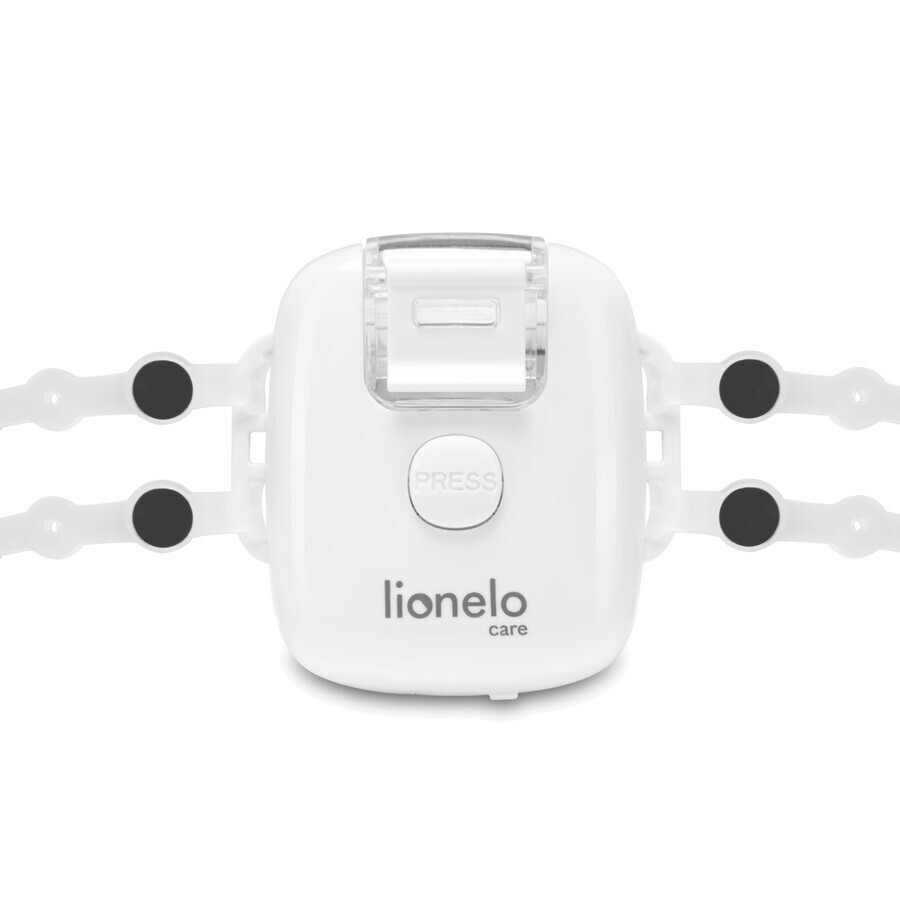 Lionelo Nebi Air Mask Weiß, Netzinhalator mit Vernebler, tragbar