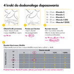 Medela Hands-Free, Abpumpkorsett, schwarz, Größe L, 1 Stück