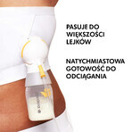 Medela Hands-Free, corset de pompare a sânilor, alb, mărimea S, 1 buc