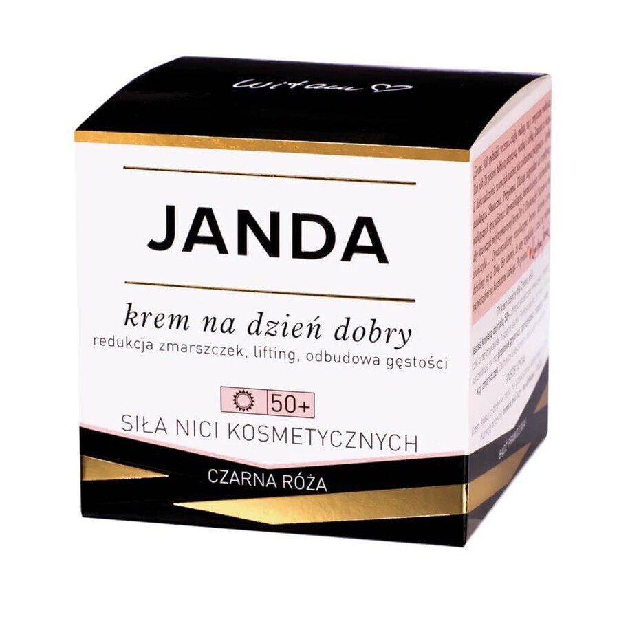 Janda Kracht van Cosmetische Weefsels 50+, dagcrème, zwarte roos, 50 ml