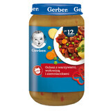 Gerber Dinner, Eintopf mit Gemüse, Rindfleisch und Kartoffeln, ab 12 Monaten, 250 g