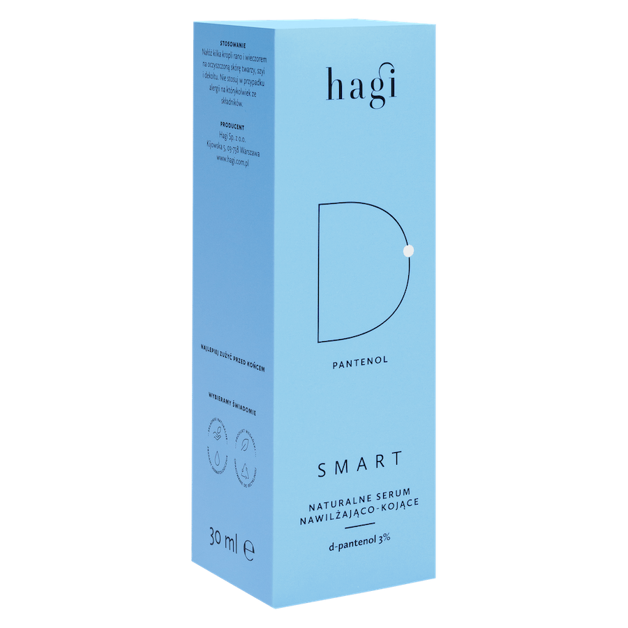 Hagi Smart D, sérum hidratante y calmante natural con D-pantenol 3%, 30 ml