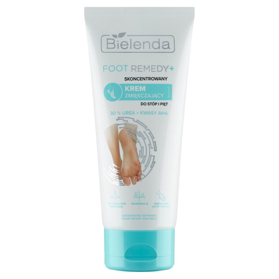 Bielenda Foot Remedy, crème adoucissante concentrée pour les pieds et les talons, 30% UREA + acides AHA, 75 ml