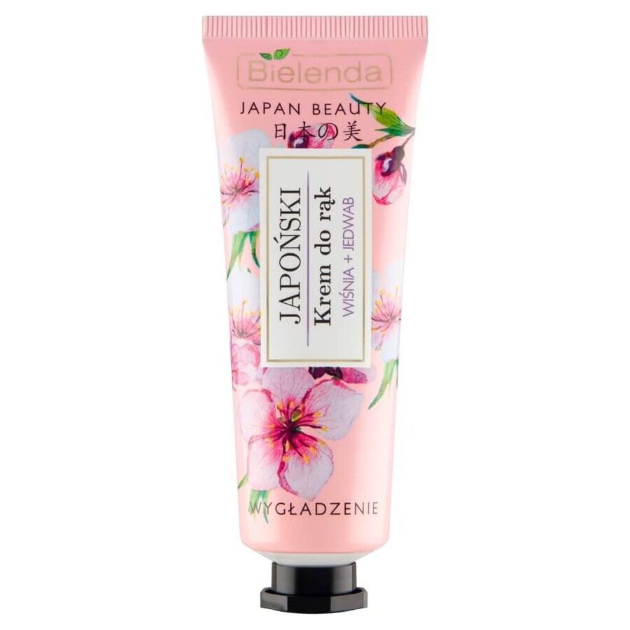 Bielenda Japan Beauty, Japanese hand cream, smoothing, cherry + silk, 50 ml