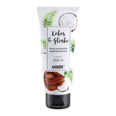 Anwen Coconut Clay Hair Mask for Thin Pores Hair 200ml