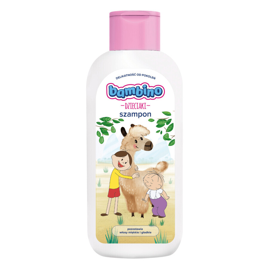 Bambino Kids, Haarshampoo, Bolek und Lolek und Alpaka, ab 1 Jahr, 400 ml.