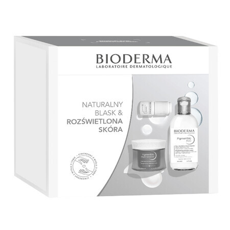 Set Bioderma Pigmentbio, apă micelară, 250 ml + cremă de noapte, 50 ml + concentrat de vitamina C, 5 ml