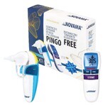 Novama Kids Pingo Set, elektrischer Nasensauger mit Melodien + Free NT17, berührungsloses Thermometer, Frost weiß