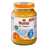 Holle Bio plate, pumpkin and chicken, after 5 months, 190 g