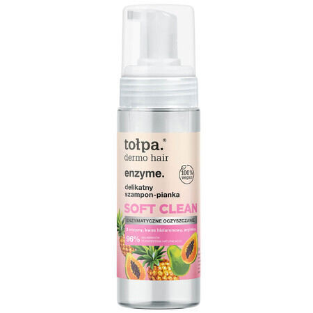 Tolpa Dermo Hair Enzyme Soft Clean, delicate foam shampoo, 150 ml