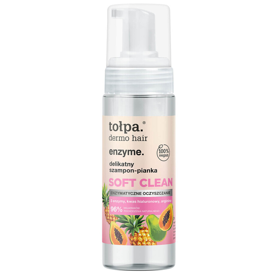 Tolpa Dermo Hair Enzyme Soft Clean, delicate foam shampoo, 150 ml