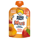 Bobo Frut Fruchtmousse in der Tube, Apfel und Pfirsich, 1-3 Jahre, 150 g