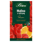 Bi Fix Premium zmeură cu lămâie, ceai de fructe, 2 g x 20 pliculețe